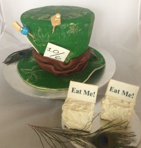 Celebrate Cakes Adult Birthday Cakes - Alice in Wonderland Mad Hatter Cake