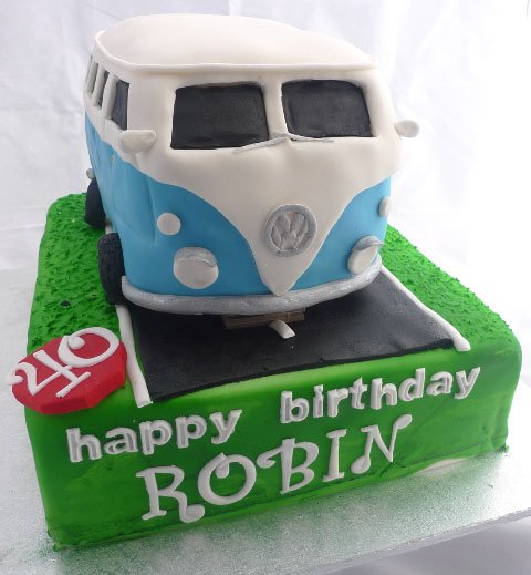 Celebrate Cakes Adult Birthday Cakes - VW Combi Cake