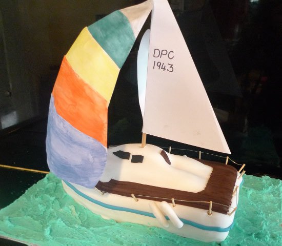 Celebrate Cakes Adult Birthday Cakes - sailing boat cake