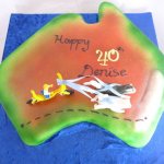 Celebrate Cakes Adult Birthday Cakes - trip across Australia Cake