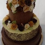 Celebrate Cakes - Rachel Wedding Cake with Sugar Roses