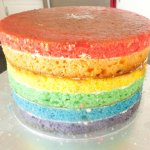 Celebrate Cakes Adult Birthday Cakes - rainbow cake
