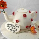 Celebrate Cakes Adult Birthday Cakes- tea pot birthday cake