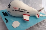 Celebrate Cakes Edible Photo Cakes - 3D Airplane cake with edible photo logos