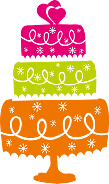 Celebrate Cakes Logo Cake