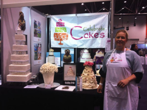 Felicity Cresp of Celebrate Cakes at the 2014 Dusk Bridal Fair